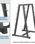 Rack Uso Rudo con 10 Barras de 20 a 60 Lb. - Yim Sports - Imagen 5