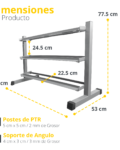 Rack Uso Rudo con Mancuernas de 55 a 100 Lb. - Smart Life - Imagen 5