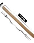 Barra Olímpica Curl-Z Cromada, 47" - Tayga - Imagen 4