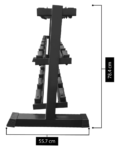 Rack Premium Uso Rudo con Mancuernas de 5 a 50 Lb. - Wod Pro - Imagen 9