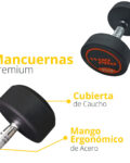 Rack Premium Uso Rudo con Mancuernas de 5 a 50 Lb. - Wod Pro - Imagen 4
