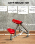 Banco Predicador Scott Rojo - Smart Life - Imagen 4