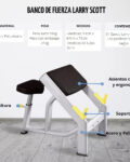 Banco Predicador Scott Negro - Smart Life - Imagen 4