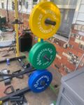 Par de Discos Olímpicos Recubiertos Color Amarillo 25 Lb. - Imagen 5