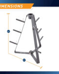 Rack Uso Rudo con Discos Olímpicos de Colores de 1.25 a 45 Lb. - Smart Life - Imagen 6
